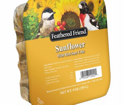 Feathered Friend Sunflower Suet Wild Bird Food Fashion