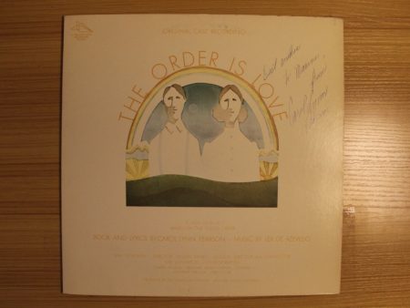 The Order is Love (Original Cast Recording) Hot on Sale