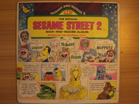 The Official Sesame Street 2 Book And Records Album For Sale