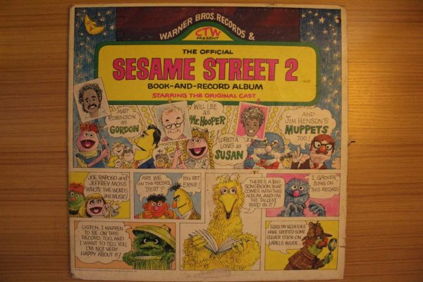 The Official Sesame Street 2 Book And Records Album For Sale