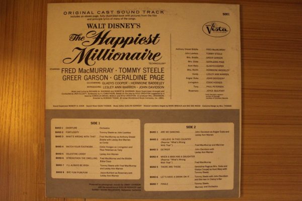 Walt Disney s The Happiest Millionaire: Original Cast Soundtrack Online Hot Sale