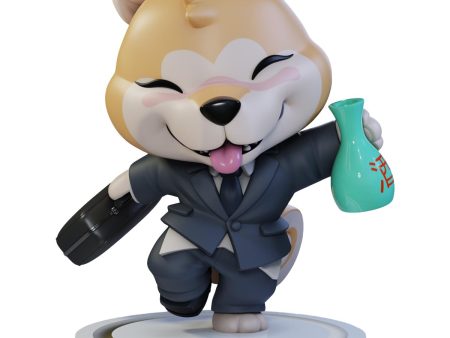 PRESALE | Salaryman Shiba Inu Qrew Art Vinyl Online Hot Sale