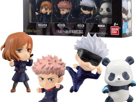 PRESALE |  Jujutsu Kaisen - Mini Figure 4-Pack Box Set #2 - Itadori Yuuji - Gojou Satoru - Kugisaki Nobara - Panda - Adverge Motion (Bandai Shokugan) Cheap