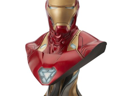 PRESALE | Marvel Legends in 3D Avengers: Infinity War - Iron Man Mark 50 - 1:2 Scale Bust Statue (Diamond Select) Online