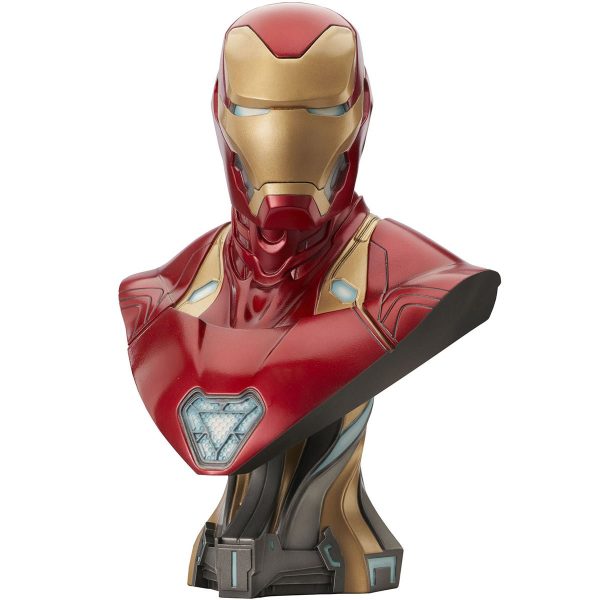 PRESALE | Marvel Legends in 3D Avengers: Infinity War - Iron Man Mark 50 - 1:2 Scale Bust Statue (Diamond Select) Online