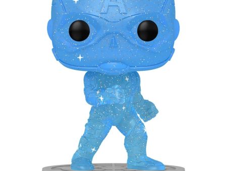 Funko Pop! Art Series: Marvel Avengers - Infinity Saga - Blue Captain America Online Sale