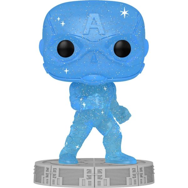 Funko Pop! Art Series: Marvel Avengers - Infinity Saga - Blue Captain America Online Sale