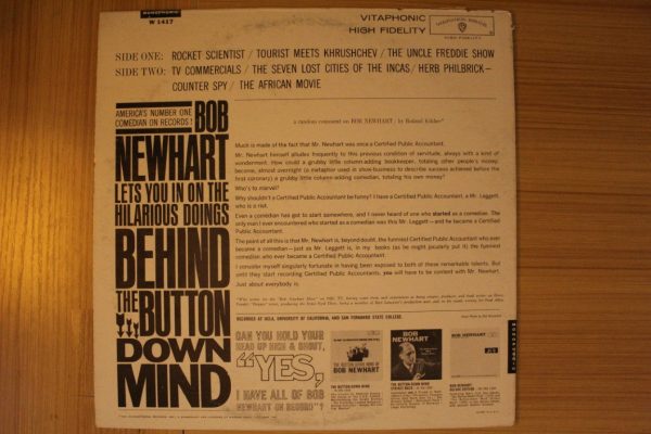 Behind The Button-Down Mind Of Bob Newhart Cheap