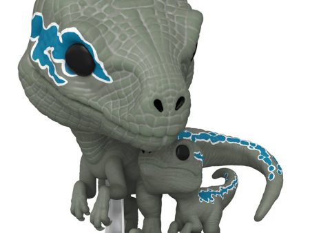 Funko Pop! & Buddy: Jurassic World: Dominion Velociraptor (Blue & Beta) #1212 Vinyl Figure Sale