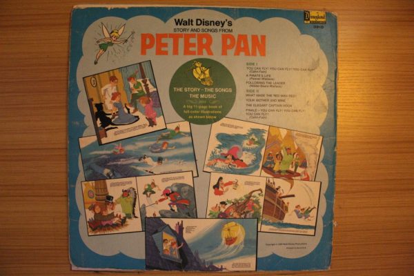 Walt Disney s Story And Songs From Peter Pan Supply