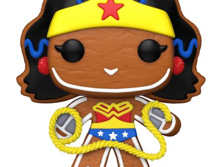 PRESALE | Funko POP! Pop! Heroes: DC Holiday - Gingerbread Wonder Woman #446 Vinyl Bobblehead Figures Hot on Sale