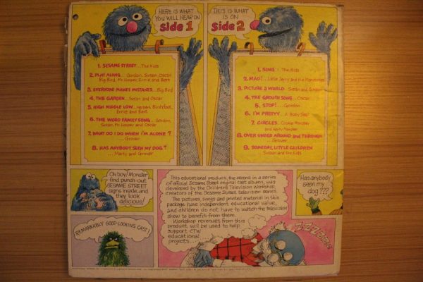 The Official Sesame Street 2 Book And Records Album For Sale