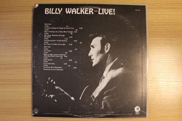 Billy Walker Live Sale