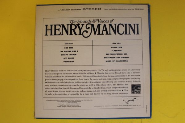 The Sounds & Voices Of Henry Mancini For Discount